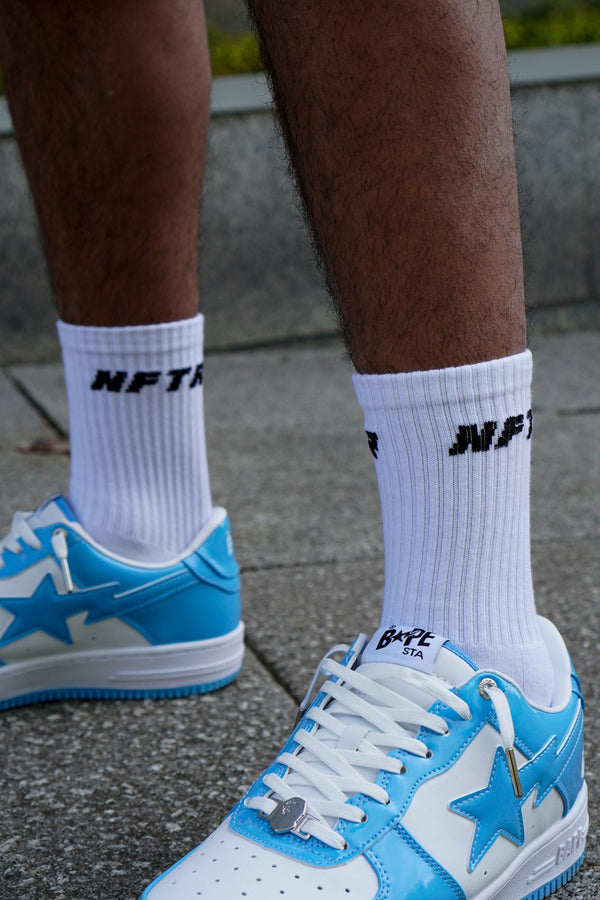 SOCKS - WHITE (2 PAIRS)