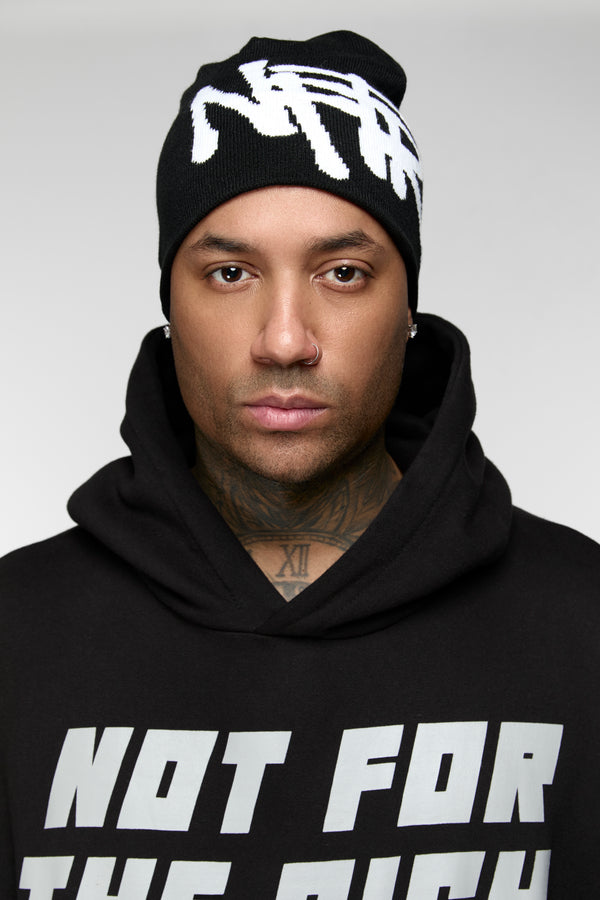 NFTR Beanie Black/White
