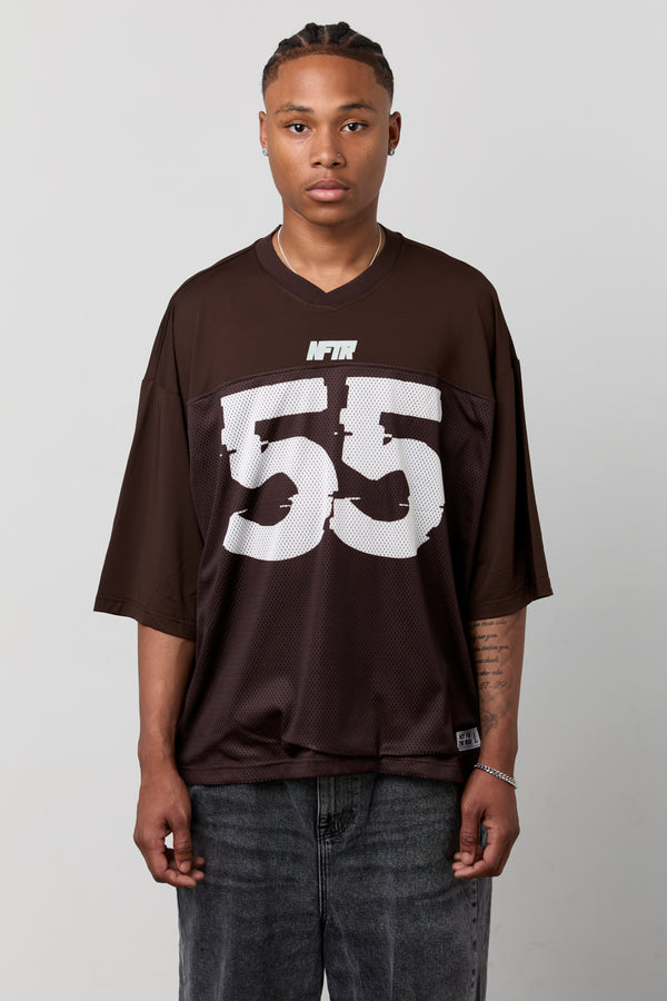 55 JERSEY SHIRT BROWN