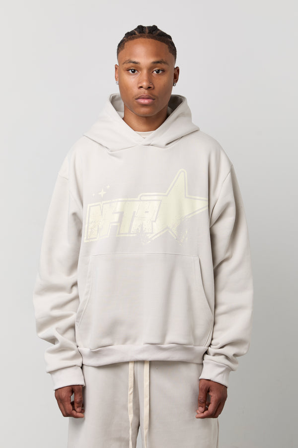 STAR HOODIE GREY