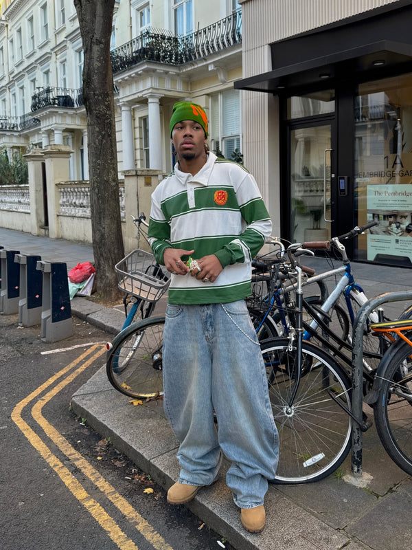 NFTR Polo Sweater Green