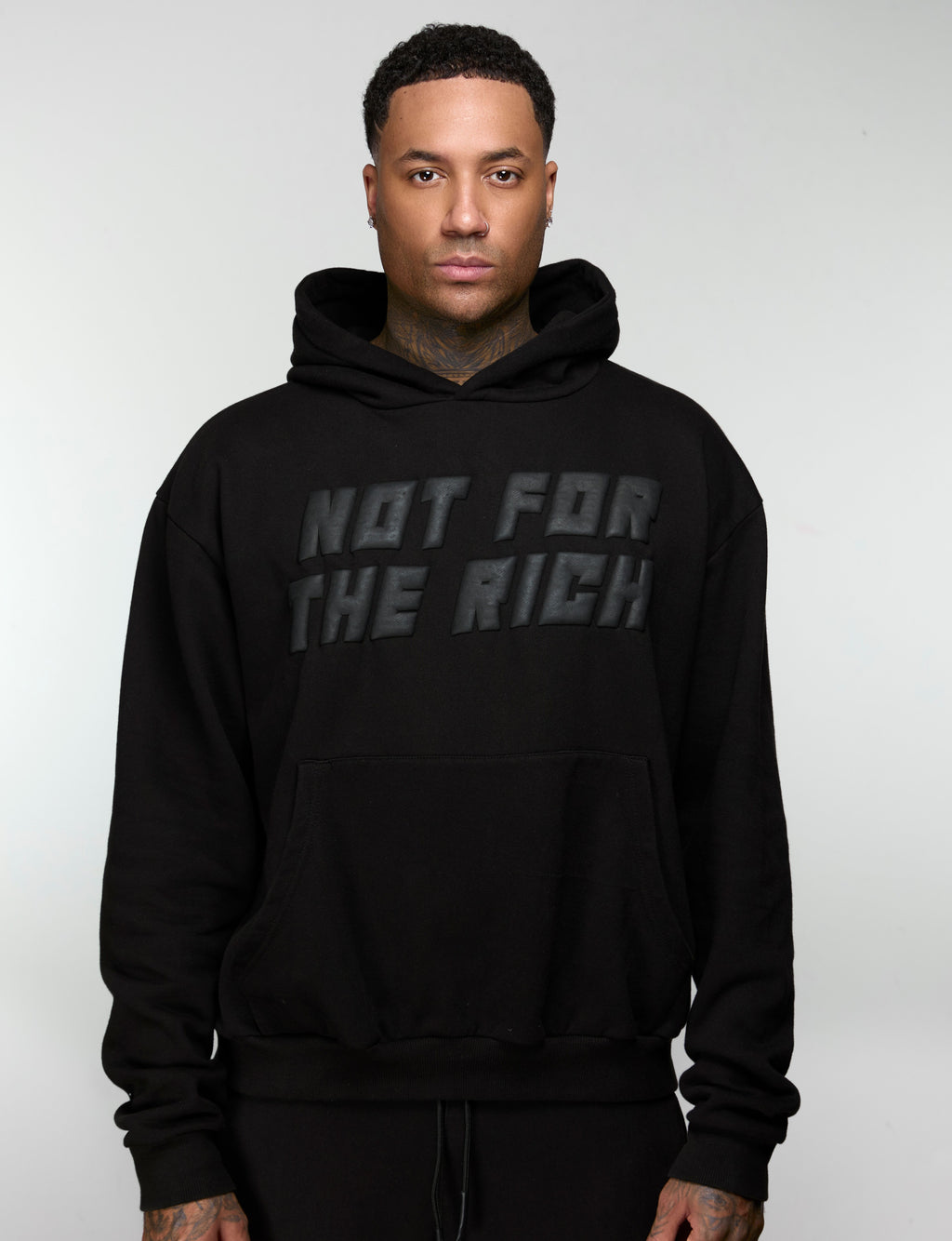 BASIC PUFF LOGO HOODIE