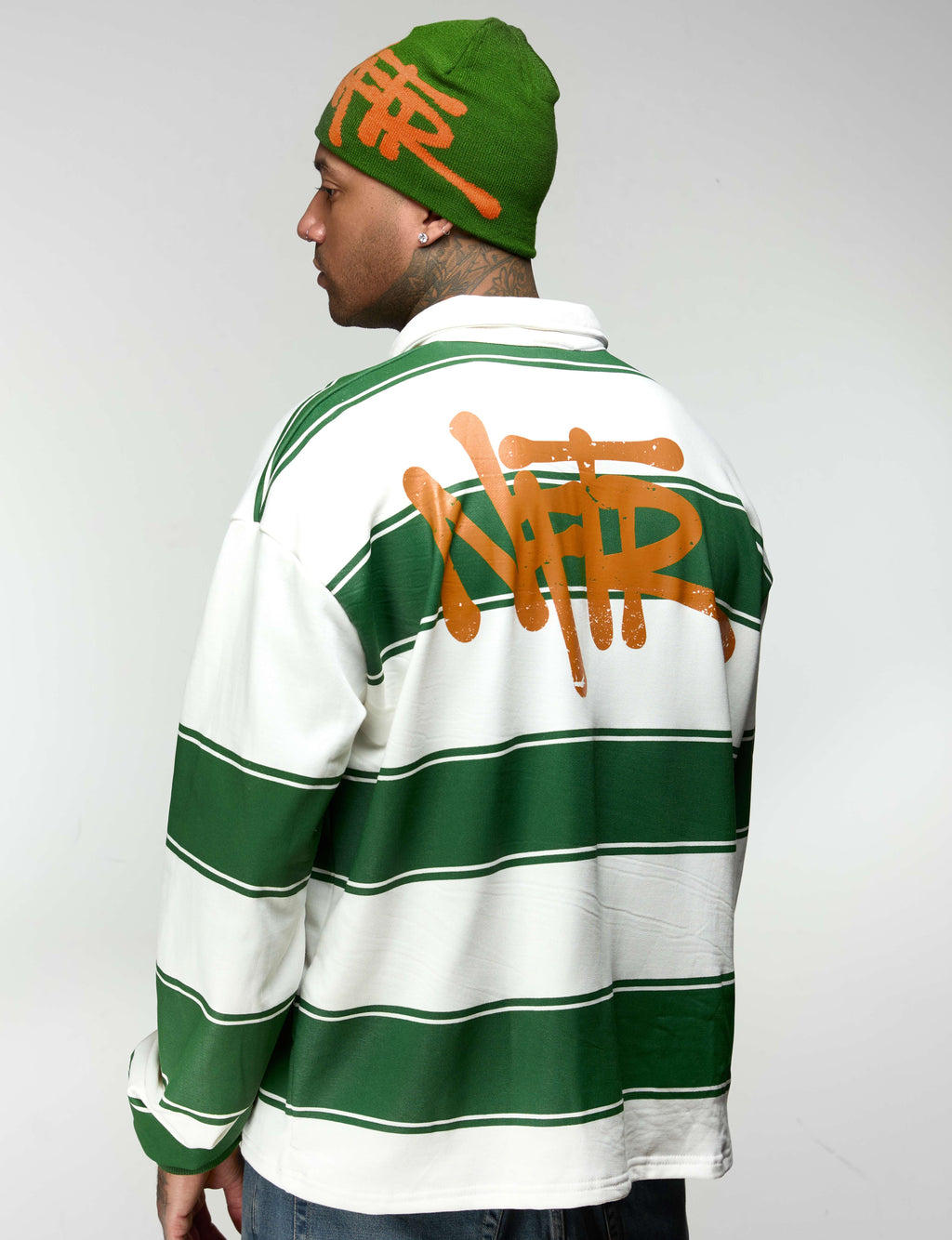 NFTR Polo Sweater Green