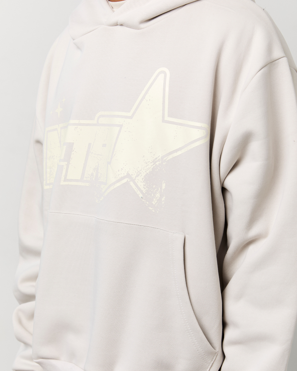 STAR HOODIE GREY