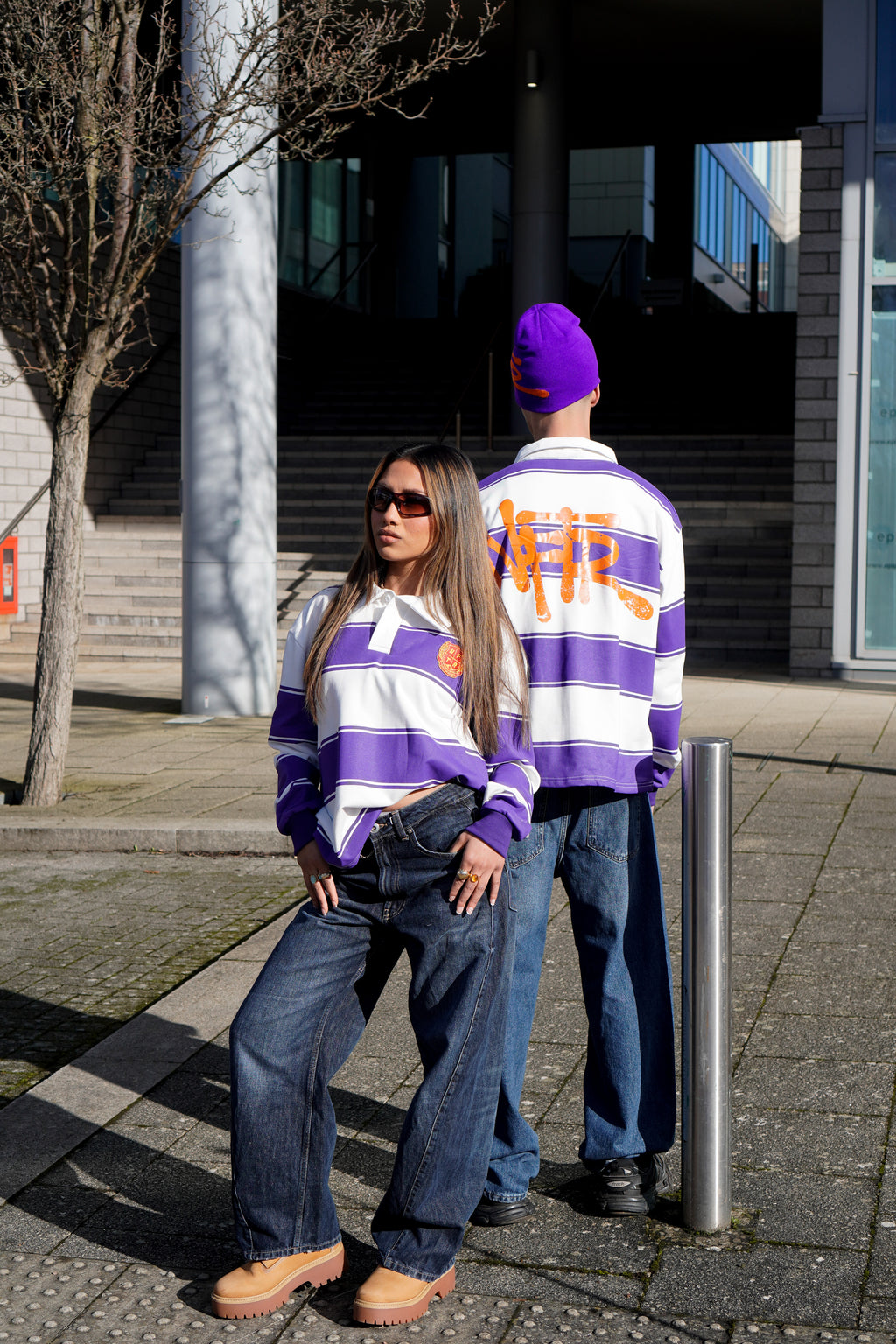 NFTR Polo Sweater Purple