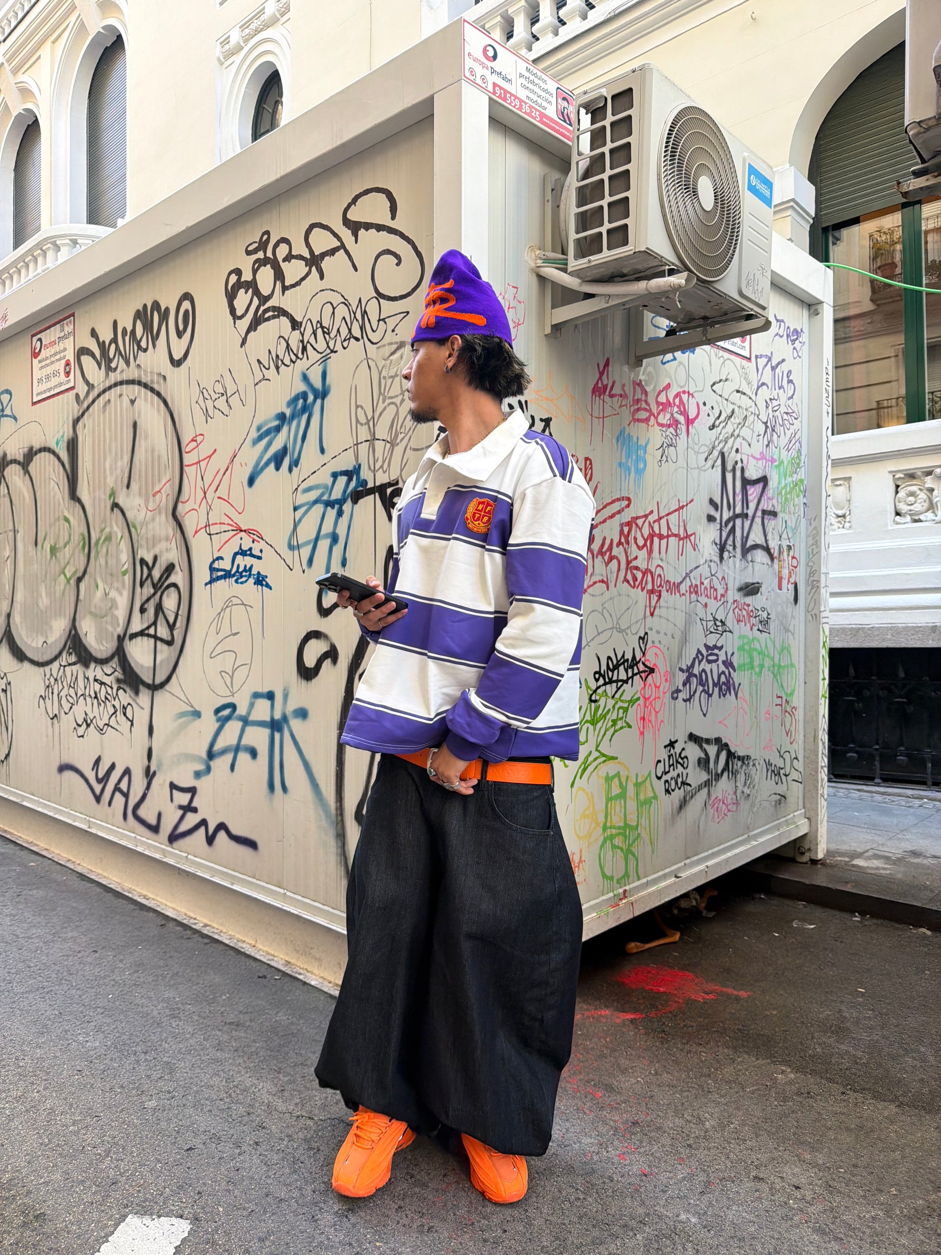 NFTR Polo Sweater Purple