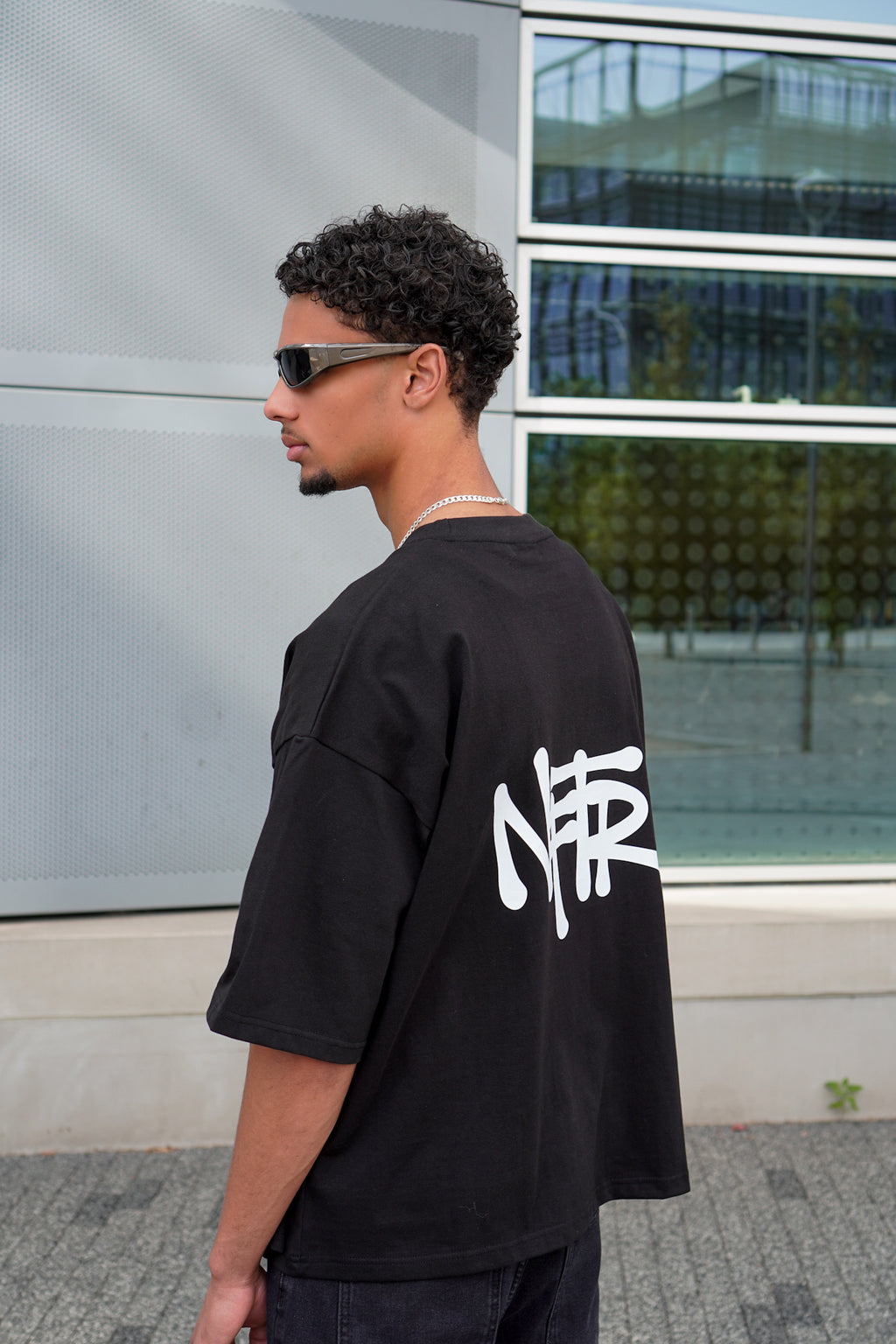 Black Graffiti Basics Tee