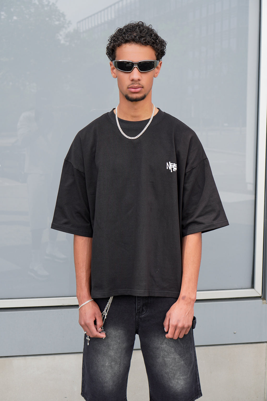 Black Graffiti Basics Tee