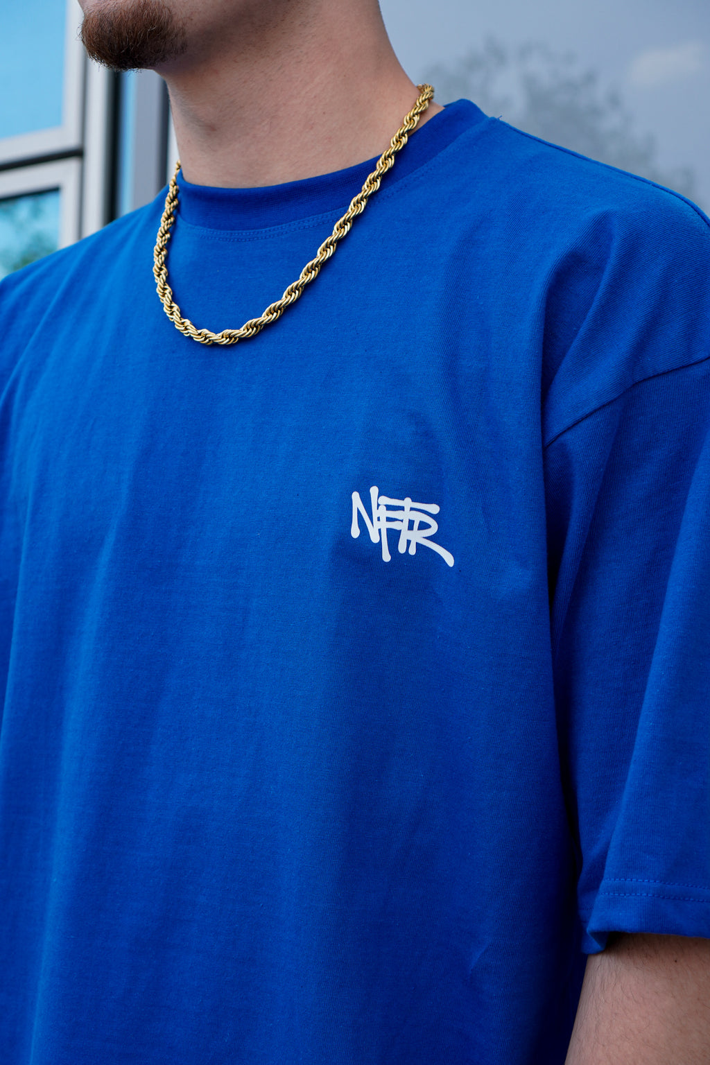 Royal Blue Graffiti Basics Tee