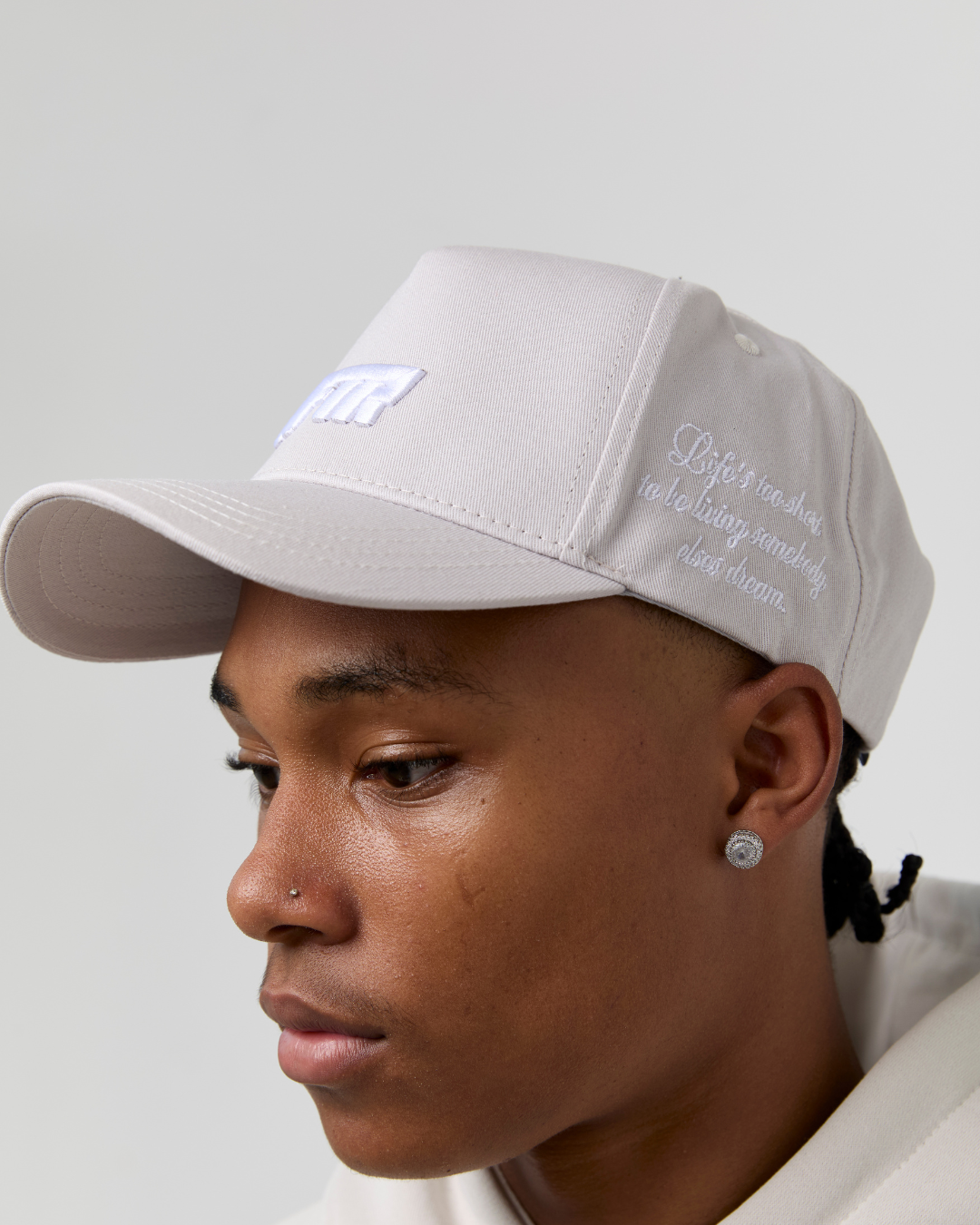 SLOGAN GREY CAP